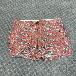 Old Navy orange pattern shorts